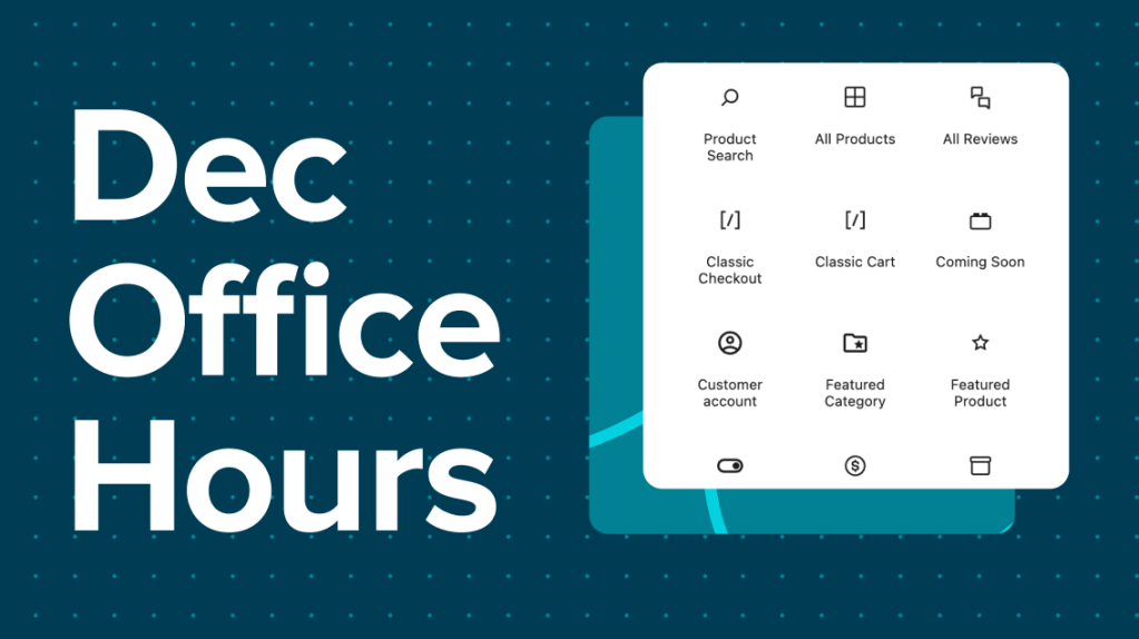 December Office Hours Announcement Image